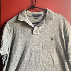 Heather Grey Polo Ralph Lauren Polo Tee (Large)
